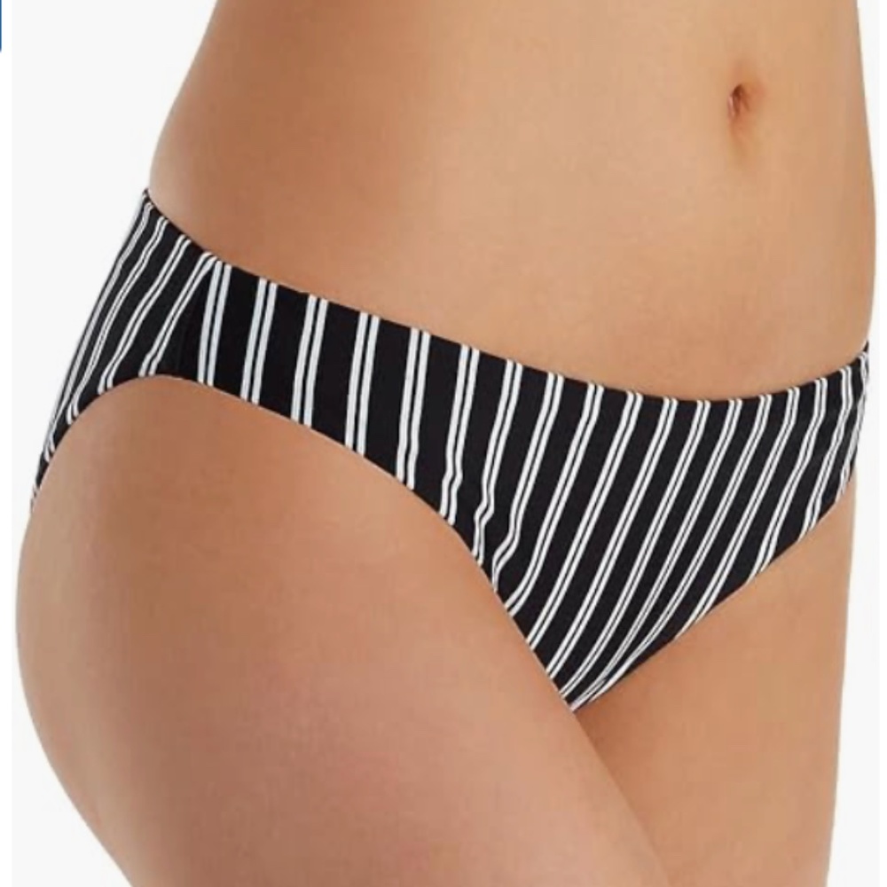 Raisins Women's Del Mar Stripe Lowrider Brief Swim Bottom A711843 Size XL 8785
